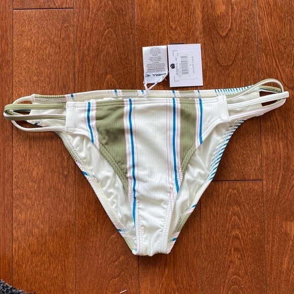 Oneill swim bottom size lrg. White green and blue. NWT - Picture 1 of 4